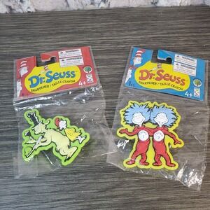 Dr. Seuss Cat in the Hat Green Eggs & Ham Thing 1 & Thing 2 Pencil Sharpener Set